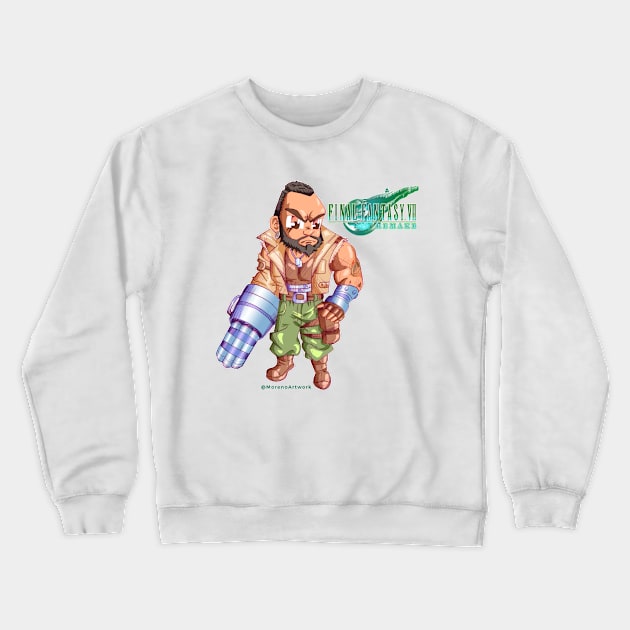 Barret Wallace バレット・ウォーレス Crewneck Sweatshirt by MorenoArtwork